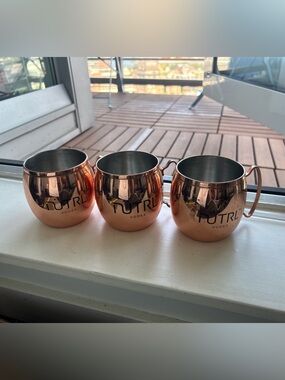 Nutrl Vodka Copper Moscow Mule Mug - Rose Copper Finish